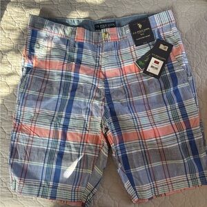 New with Tags - U.S. Polo Assn. Multicolor Plaid Shorts